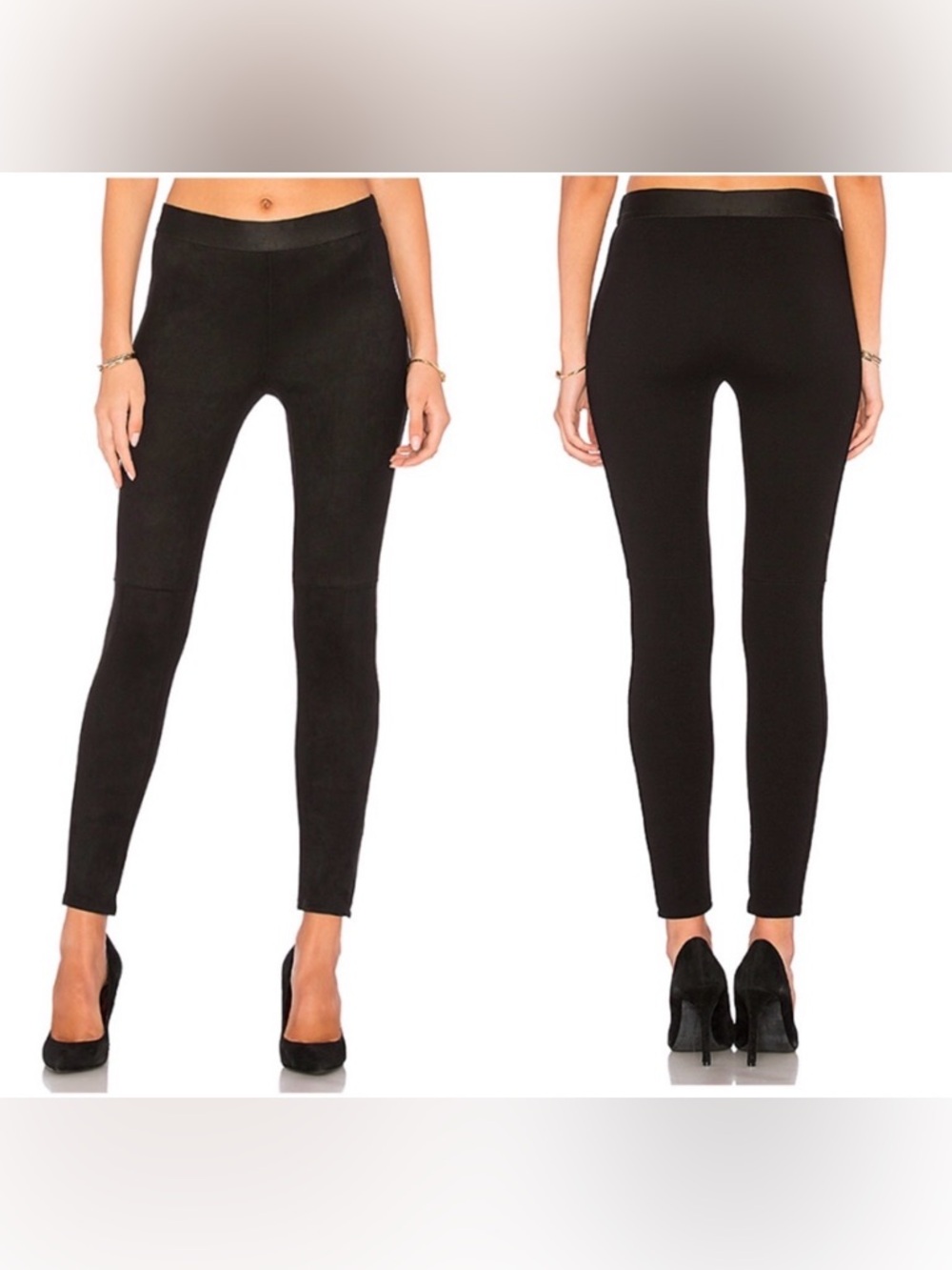 Bailey 44 ‘Make Believe Skinny Pant’ Leggings Faux Suede Size Small Like New